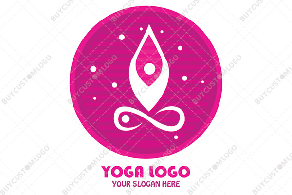 candle flame and infinity parvatasan logo