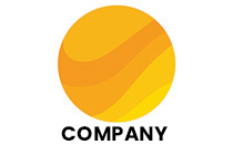 modified sun minimalistic logo