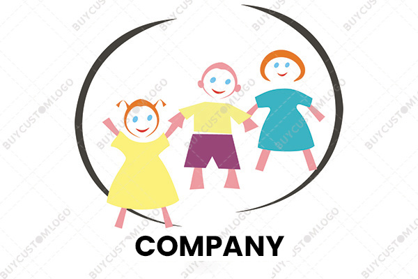 mother and kids logo