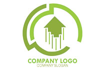 the rocket house green eco logo