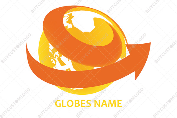 fiery globe logo
