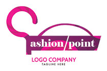 Innovative Design in a Rectangle Abstract with Fashion Point Logo