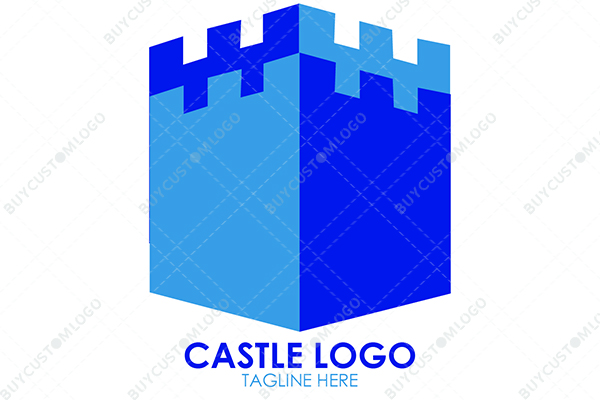block connector shield castle logo