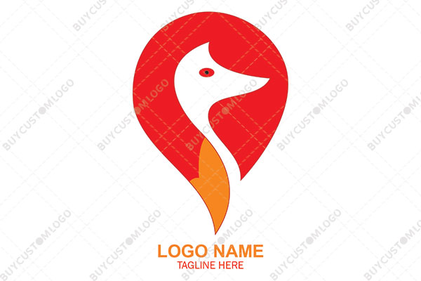 tail location pin fox logo