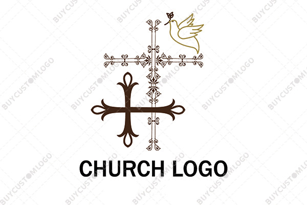 cross branches church logo