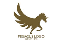 two legged pegasus logo