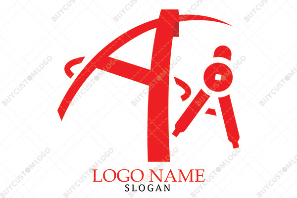 double a letters divider logo