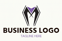 m letter business logo