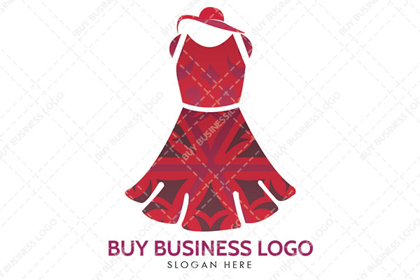 Abstract of a Frog Dress Logo