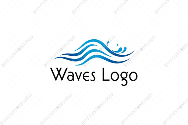 hill waves minimal logo