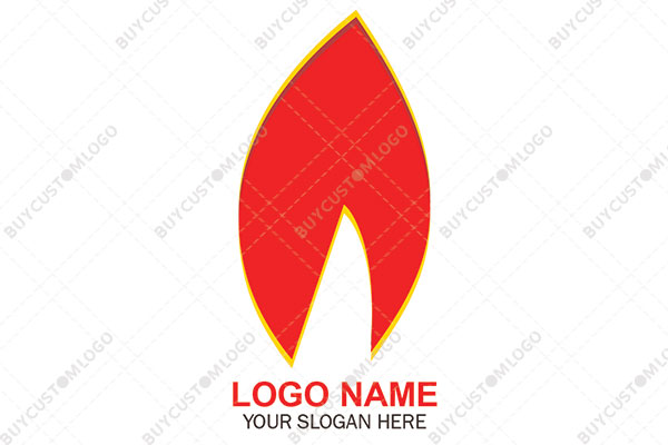 candle flames logo