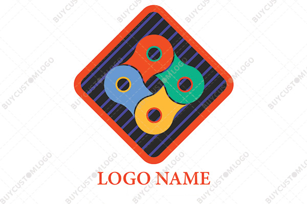bicycle chain outer plates logo