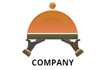 the huge cloche serving dish logo