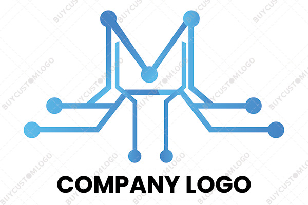 network owl or eagle logo