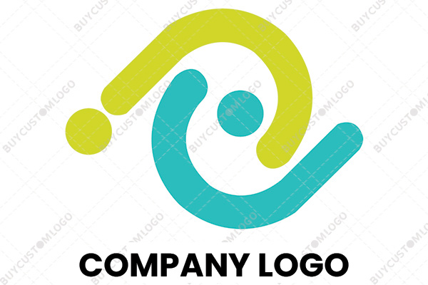 j and c yin yang logo
