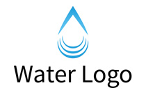 water drop signal logo