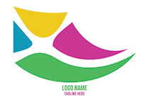 deformed abstract kite logo