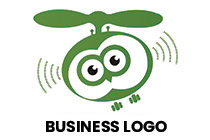 owlcopter bot flying logo