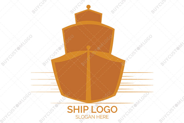 cake themed passenger ship logo