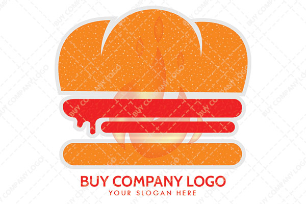 Abstract of a Burger Logo