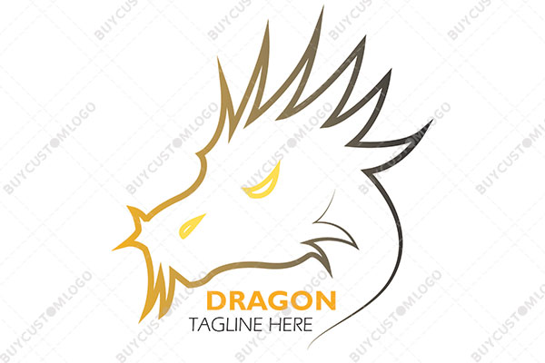 monoline drake dragon logo