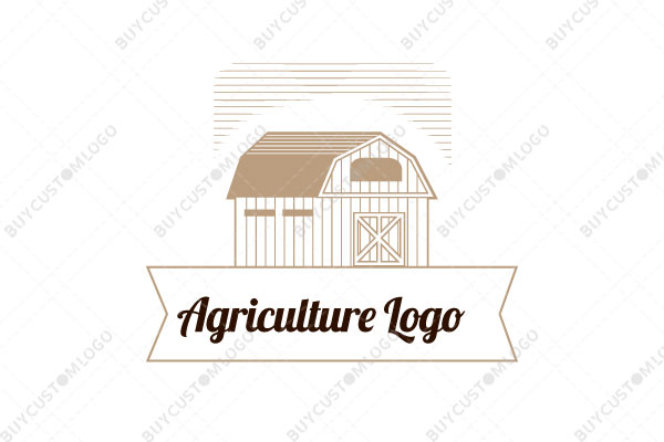 linework style barnyard logo