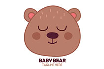 calm baby bear logo