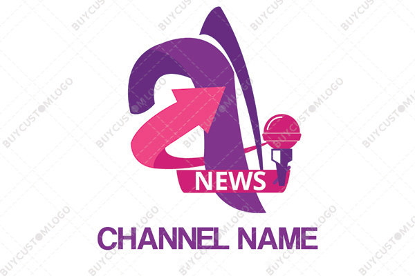 rough sketch character holding microphone