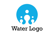 splashing water blue seal logo