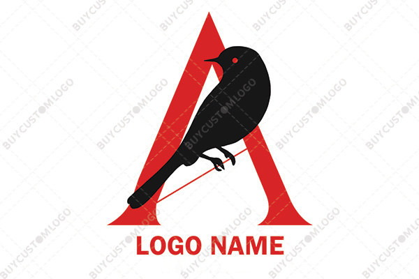 letter a sparrow logo