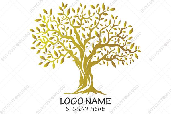 sand yellow neem tree logo