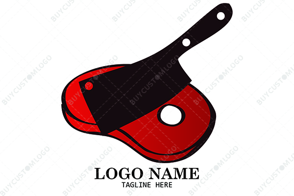 piece of meat and cleaver logo