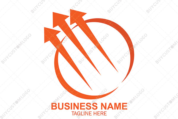 crescent moons and shooting arrows logo