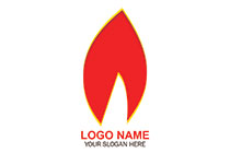 candle flames logo