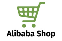 crocodile themed shopping cart logo