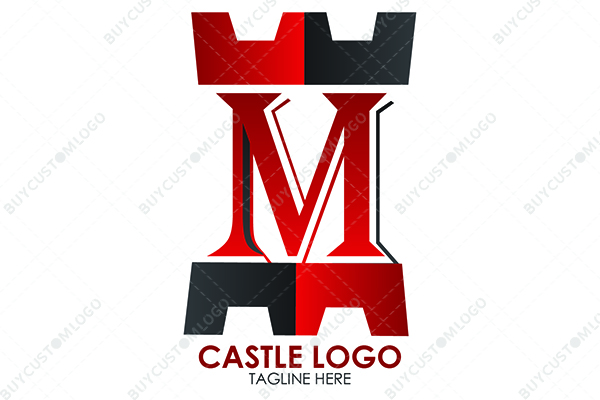 letter m crown castle logo