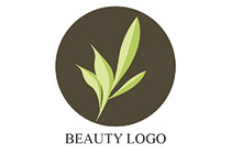 abstract aloe vera leaves logo