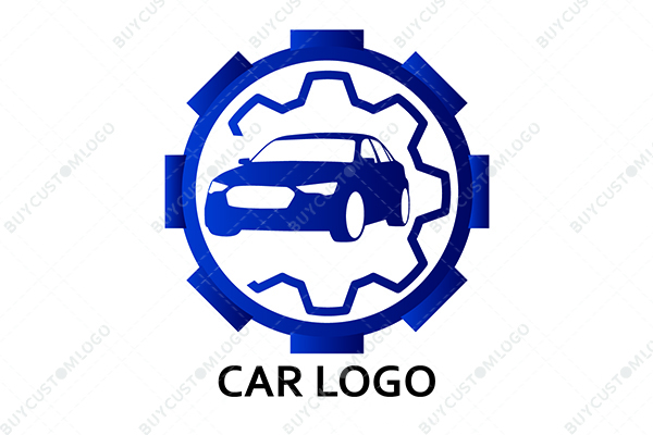 car sprocket medal logo