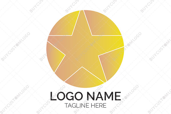 sun themed star logo