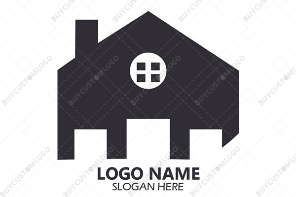 minimalistic warehouse black logo