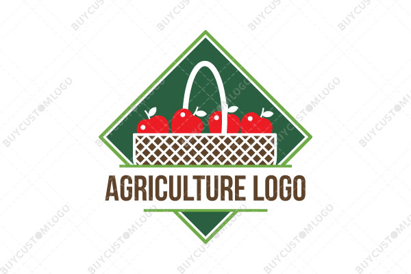 apples in a basket logo