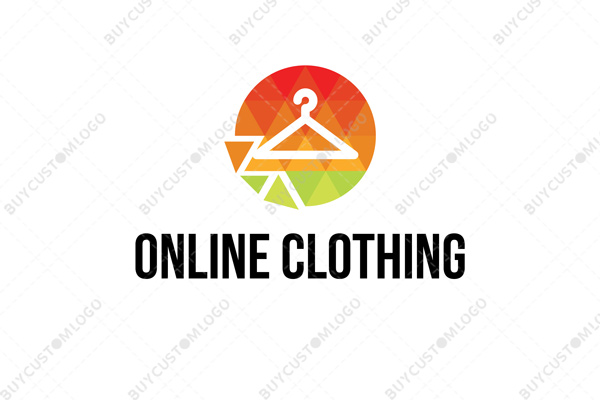 clothes hanger versatile colours logo
