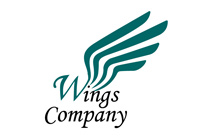passive soaring wings w letter logo