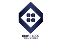diamond house navy blue logo