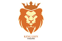 Lion King with a Crown Logo 