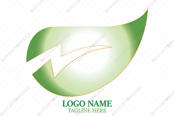 eco energy leaf logo