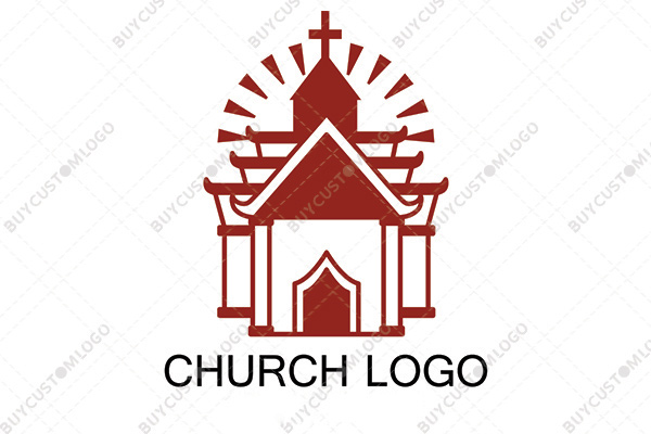 castle building church logo 