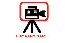 Professional camcorder robotic logo
