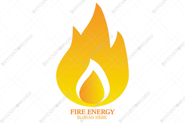 combined multiple flames logo