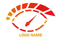 speedometer eye logo